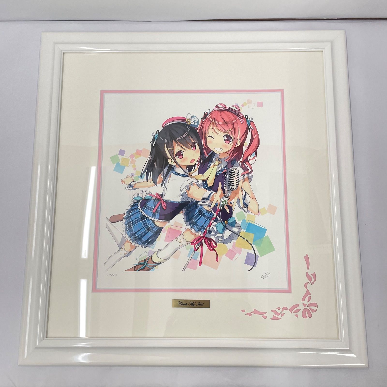 瀬戸店】カントク 版画 「CHECK MY IDOL」 アールビバン【721-8458