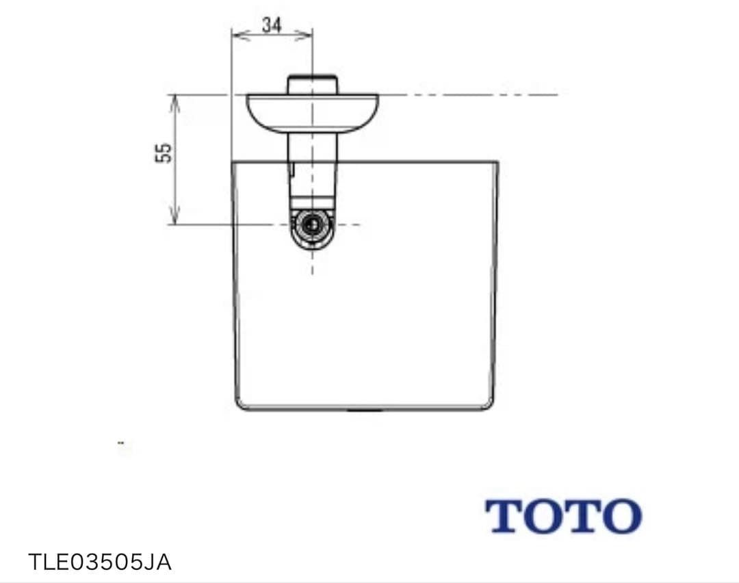 中古】TOTO 水栓金具 自動水栓機能部（単水栓、発電） TLE03505JA