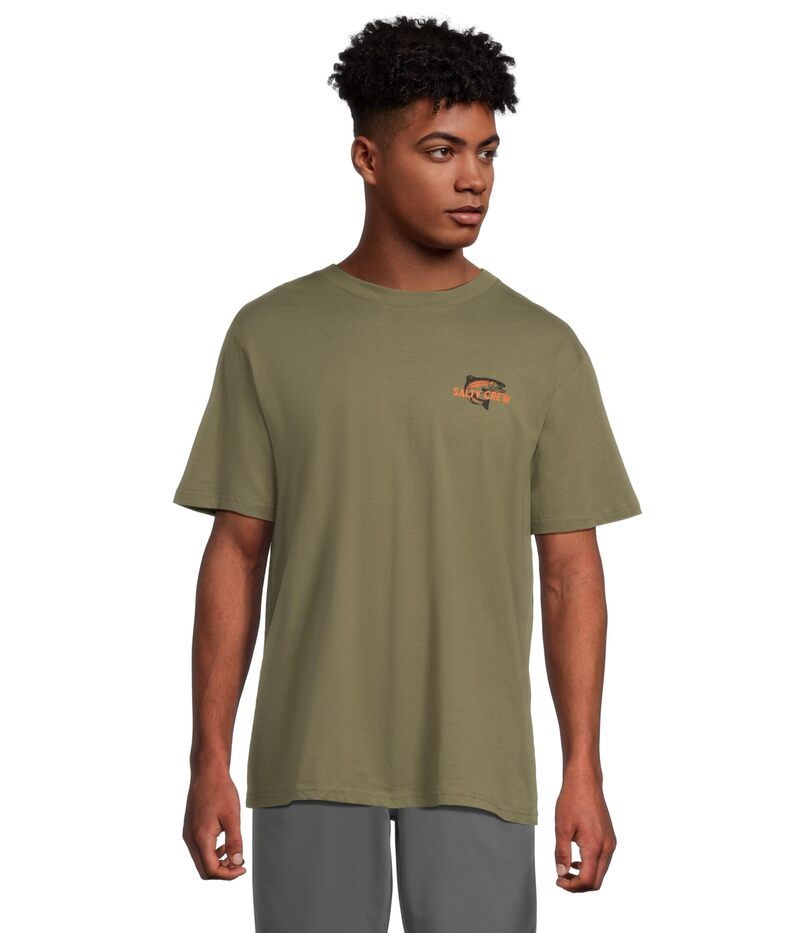 ソルティークルー メンズ トップス シャツ Tシャツ Salty Crew Nature Classic Short Sleeve Tee Dusty Olive オリーブ
