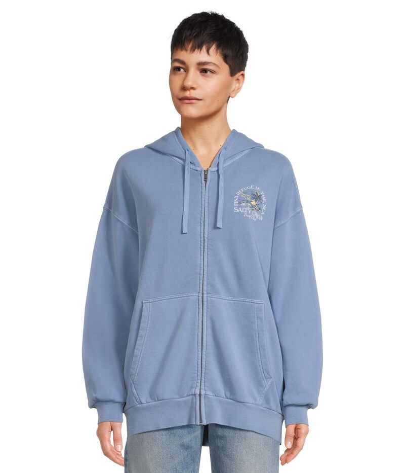 ソルティークルー レディース アウター パーカー スウェット Salty Crew Surf Club Zip Hoodie Marine Blue ブルー