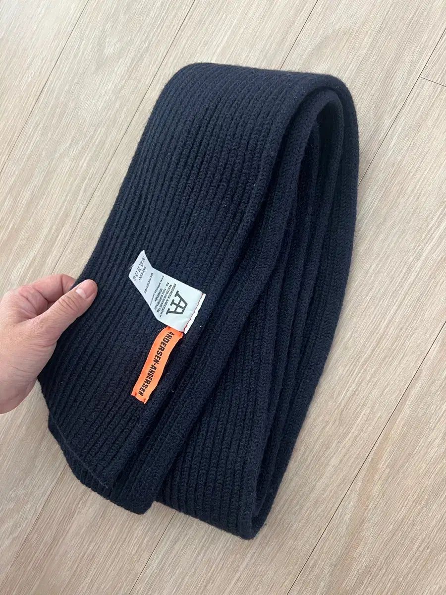 アンデルセンアンデルセン ネイビ ウール マフラー