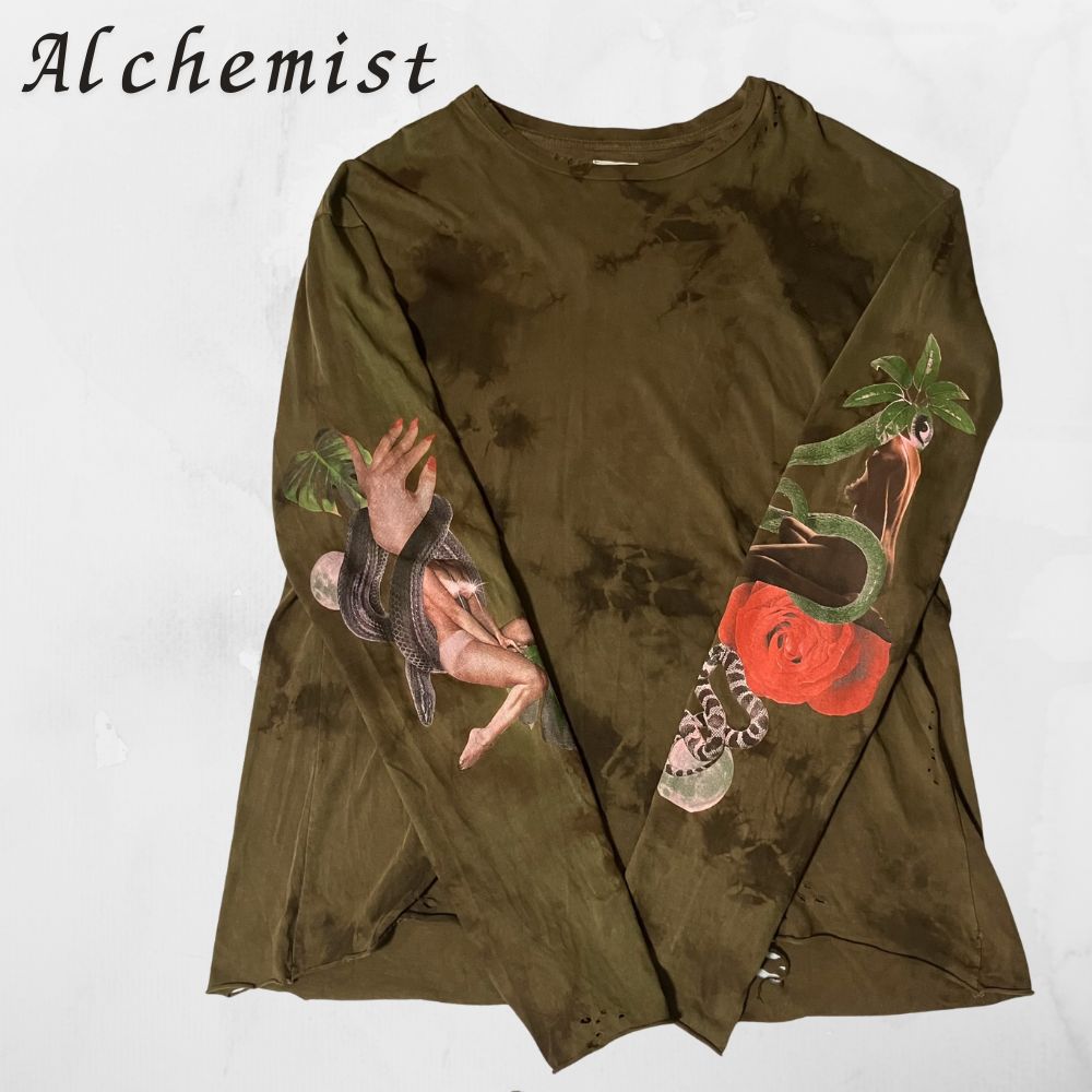 Alchemist アルケミスト グラフィック タイダイ 長袖 Tシャツ M