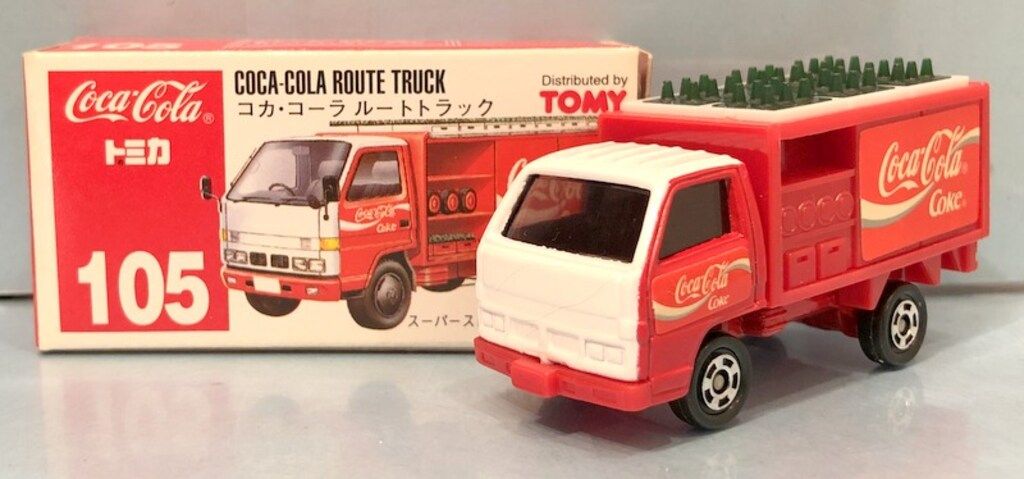 トミー トミカ/中国製 コカ・コーラ ルートトラック 105 - メルカリ