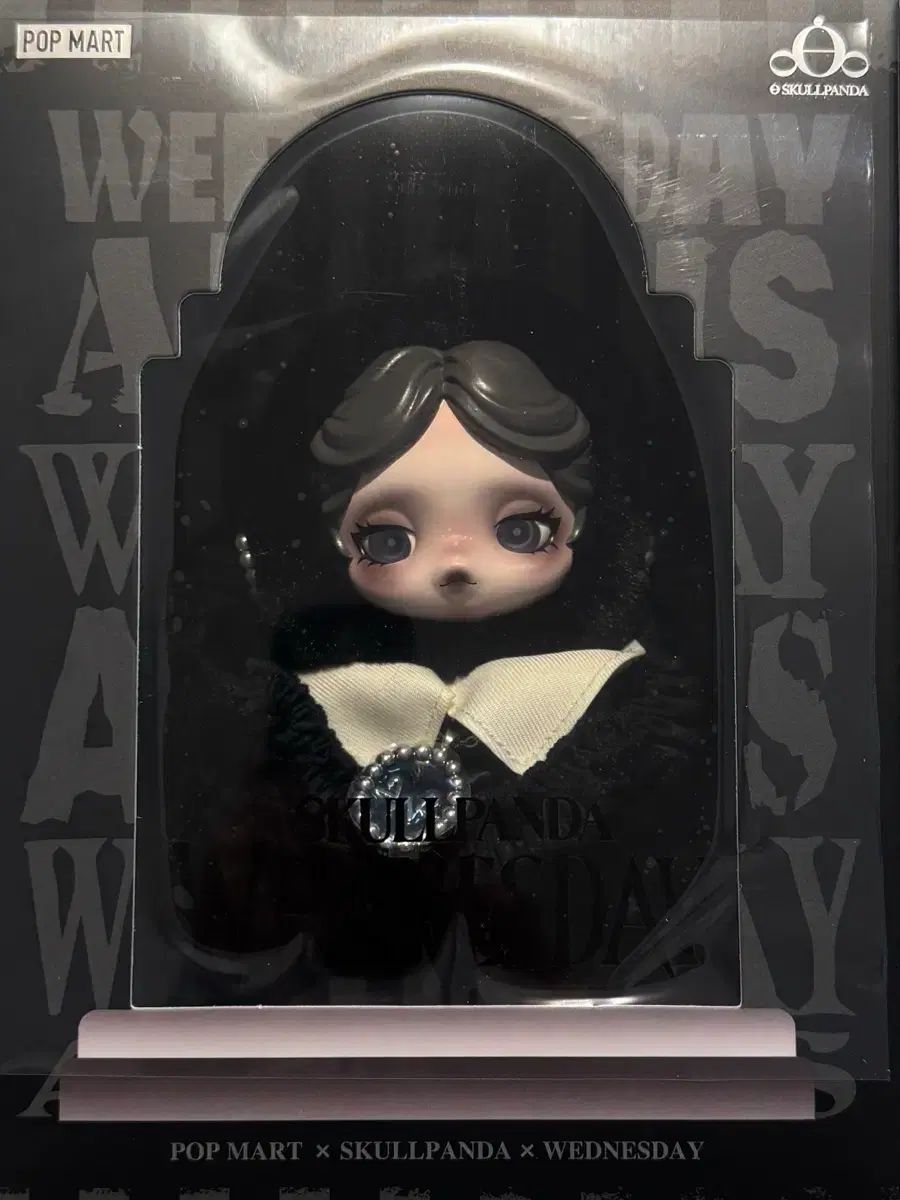 未開封) Skull Panda (スカルパンダ) ウェンズデー アメリカ POP MART