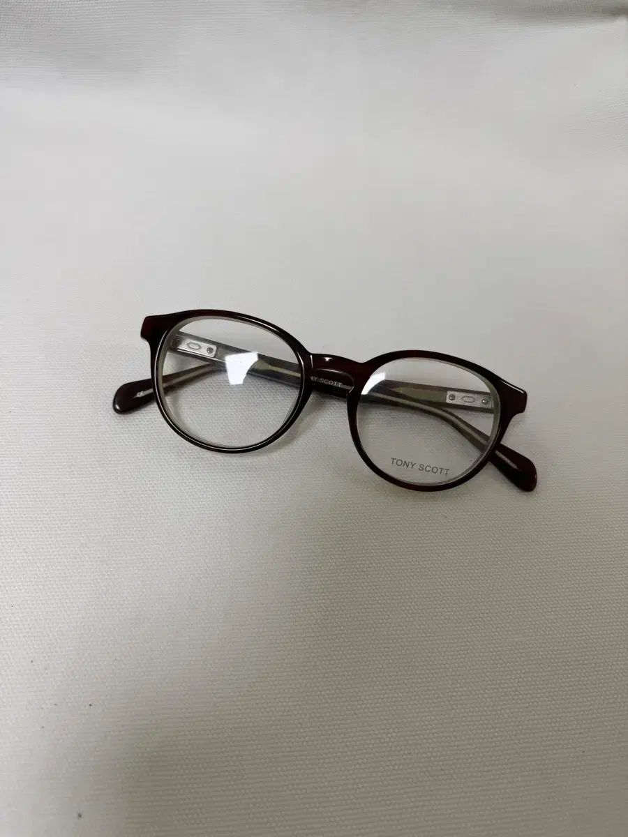 トニースコット メガネ ブラウン ウェリントン
