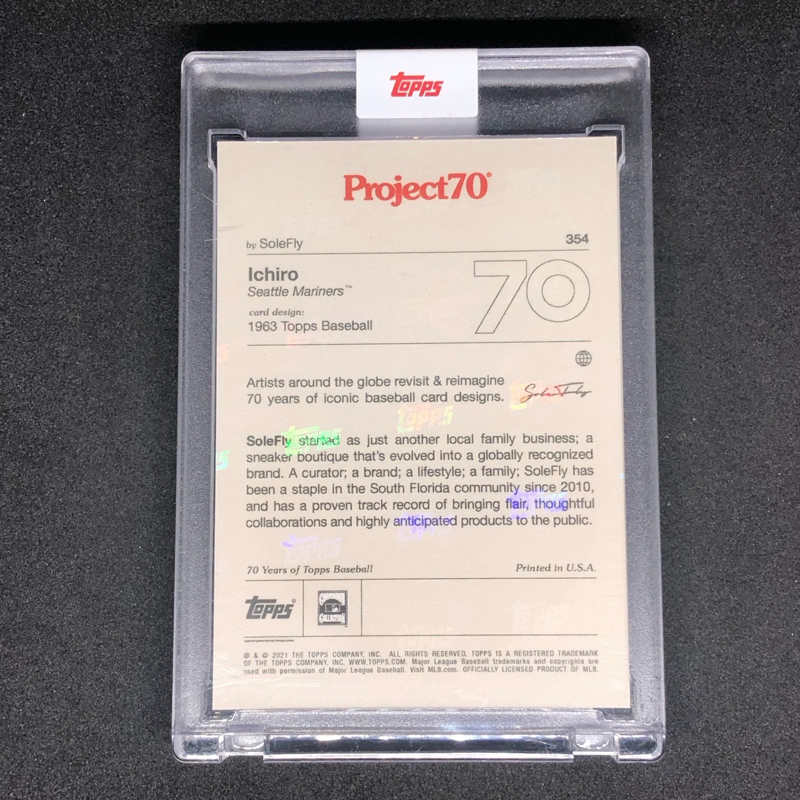 イチロー / Ichiro Topps Project70 Card #354 - メルカリ
