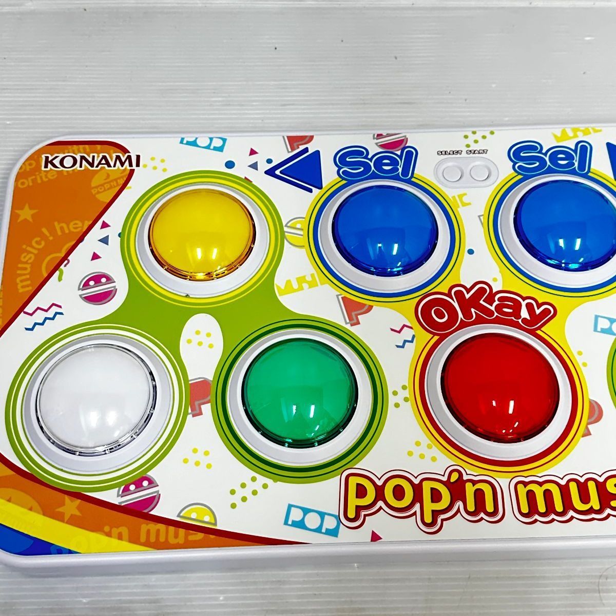 △ポップンミュージック プレミアムコントローラー 動作確認済み 中古