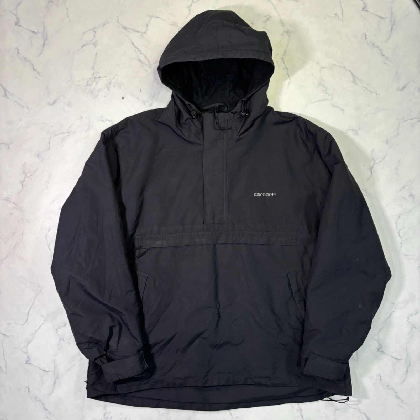 Carhartt 中綿アノラックパーカー フード付き ブラック