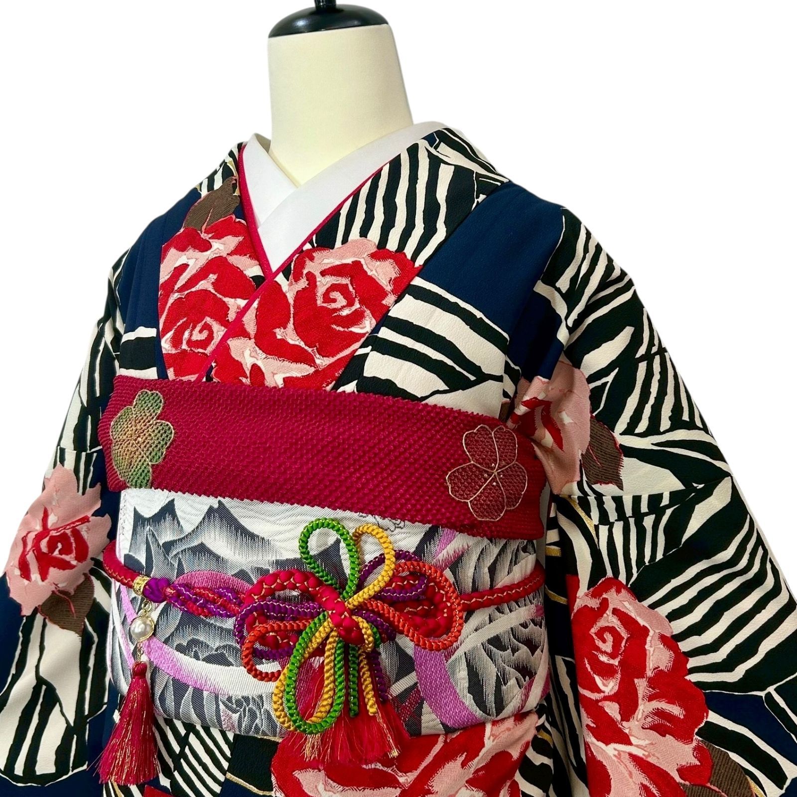 振袖フルセット 洗える着物