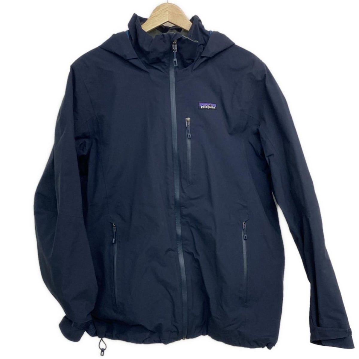 Patagonia パタゴニア ブルゾン サイズM メンズ ダークネイビー 長袖 ジップアップ フード付 春 秋