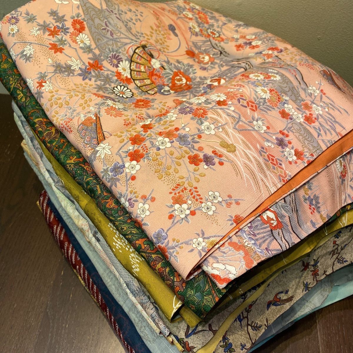 まとめ売り】着物15枚 リメイク素材 素材バラバラ ハンドメイド向け