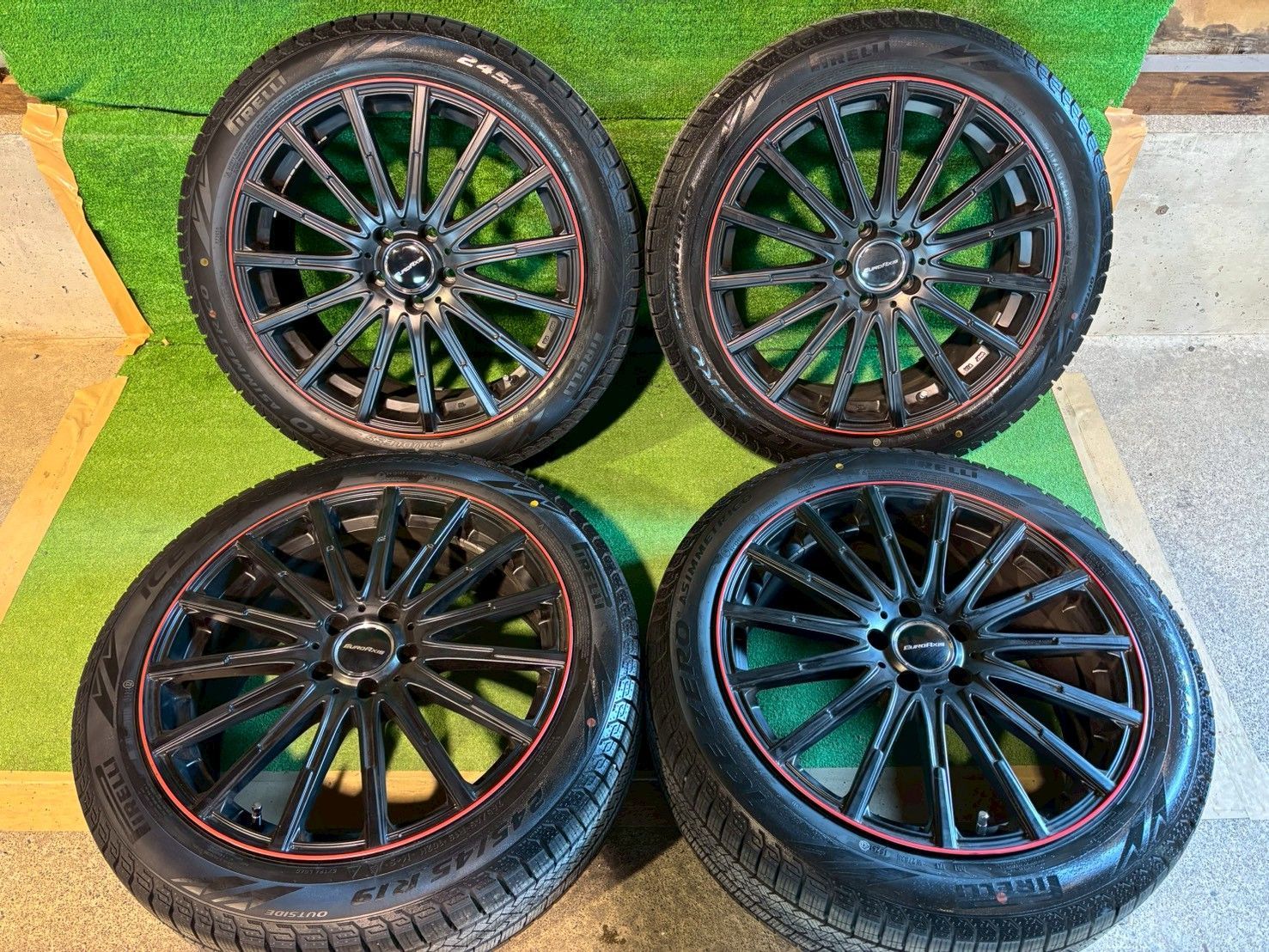 メルセデスベンツ Sクラス 222058 S 450 AMGラインプラス スタッドレスタイヤホイールセット 245 45 R 19 み