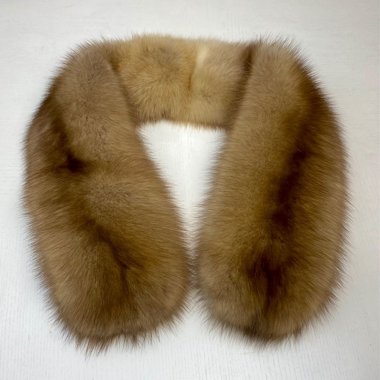 一点限り‼︎超高級！！両面ロシアンセーブルマフラー*毛皮の王様*日本
