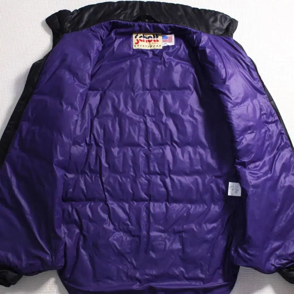 Schott ショット ダウンジャケット ダウンパーカー パープル Schott