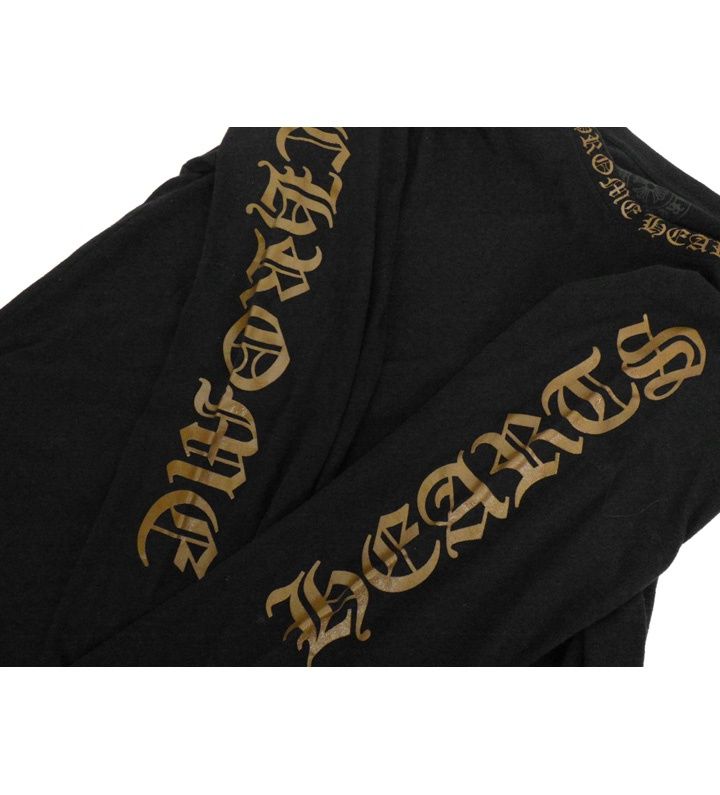 クロムハーツのカットソー クロムハーツ CHROME HEARTS 【 Neck Logo LS TEE 】 ネックロゴ 袖