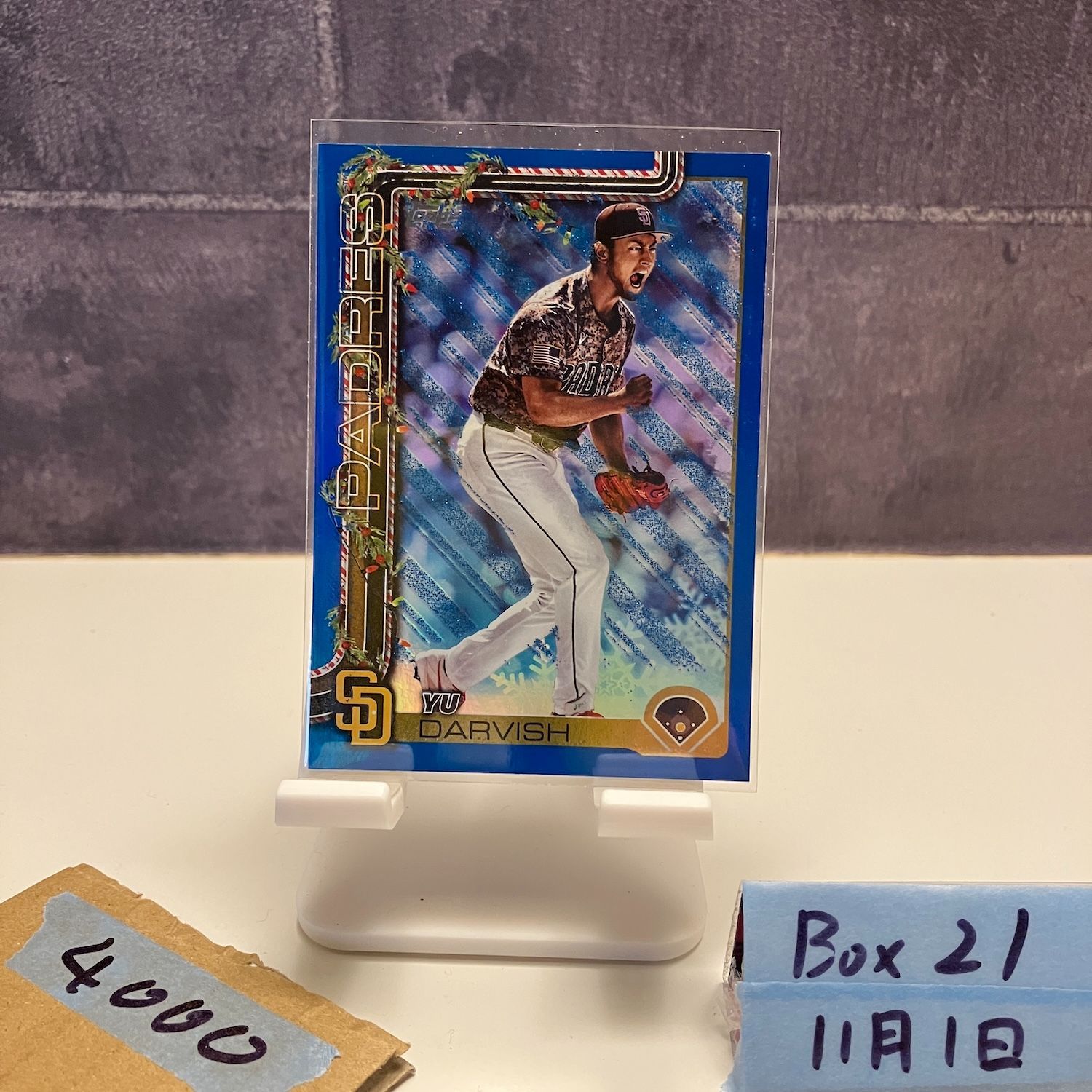 2025 Topps Holiday ダルビッシュ有 Yu Darvish サンディエゴパドレス