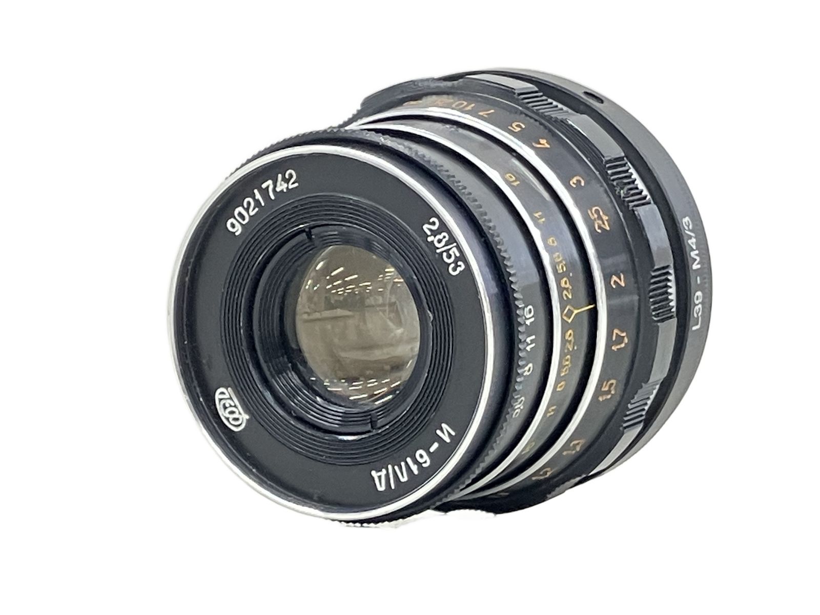 Zorki ゾルキー Industar 61 53 mm F 2 8 L 39マウント M 4 3アダプター付 インダスター ロシアレンズ オールドレンズ