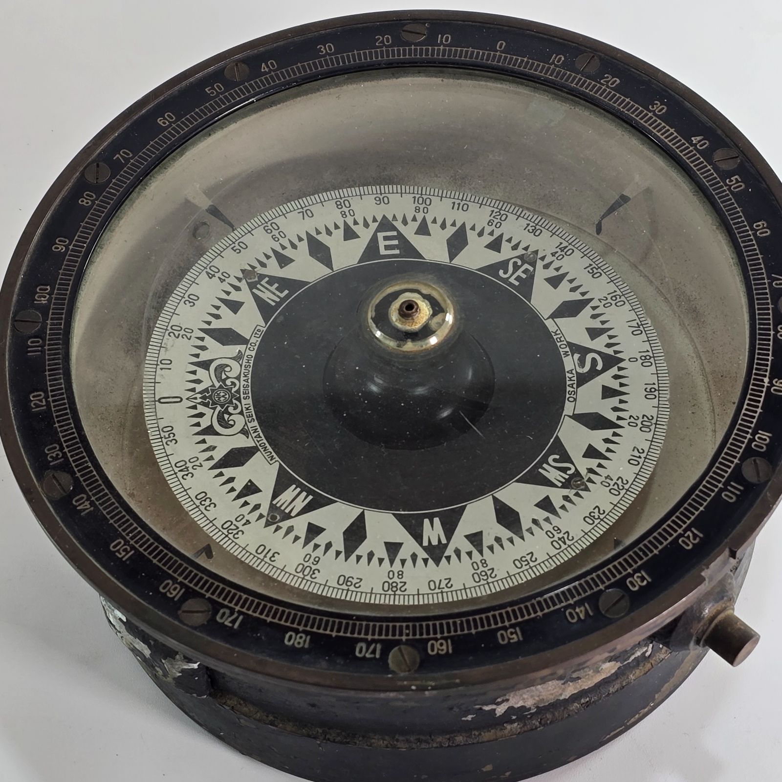 コンパス 羅針盤 アンティーク 方位磁石 レトロ 当時物 ヴィンテージ