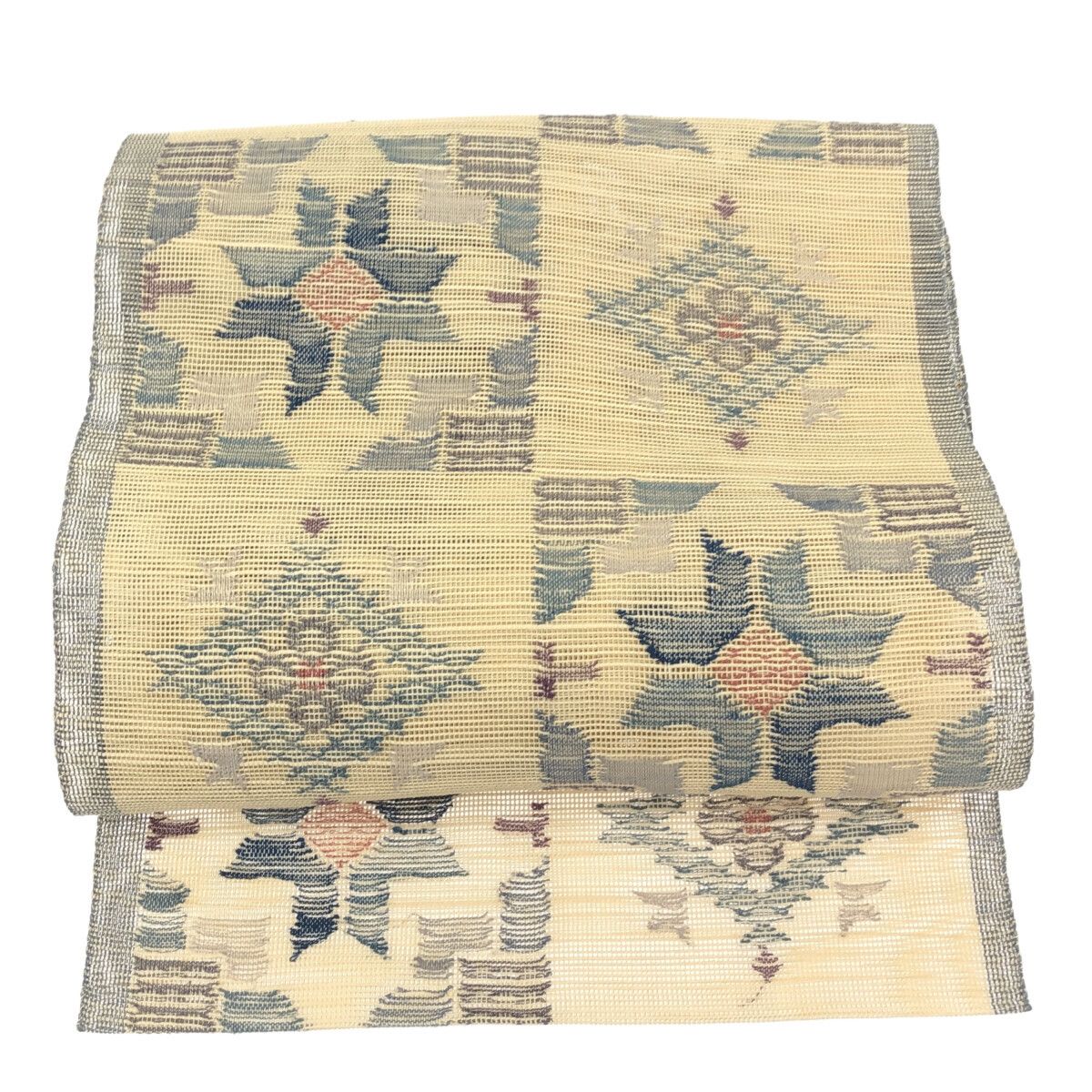 名古屋帯 夏帯 ♥品 ベージュ 12154