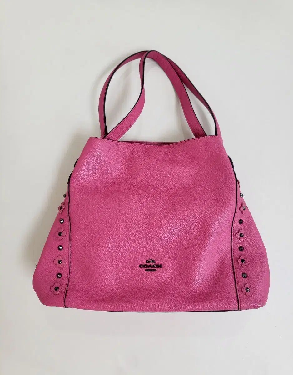 COACH コーチ ホットピンク トートバッグ