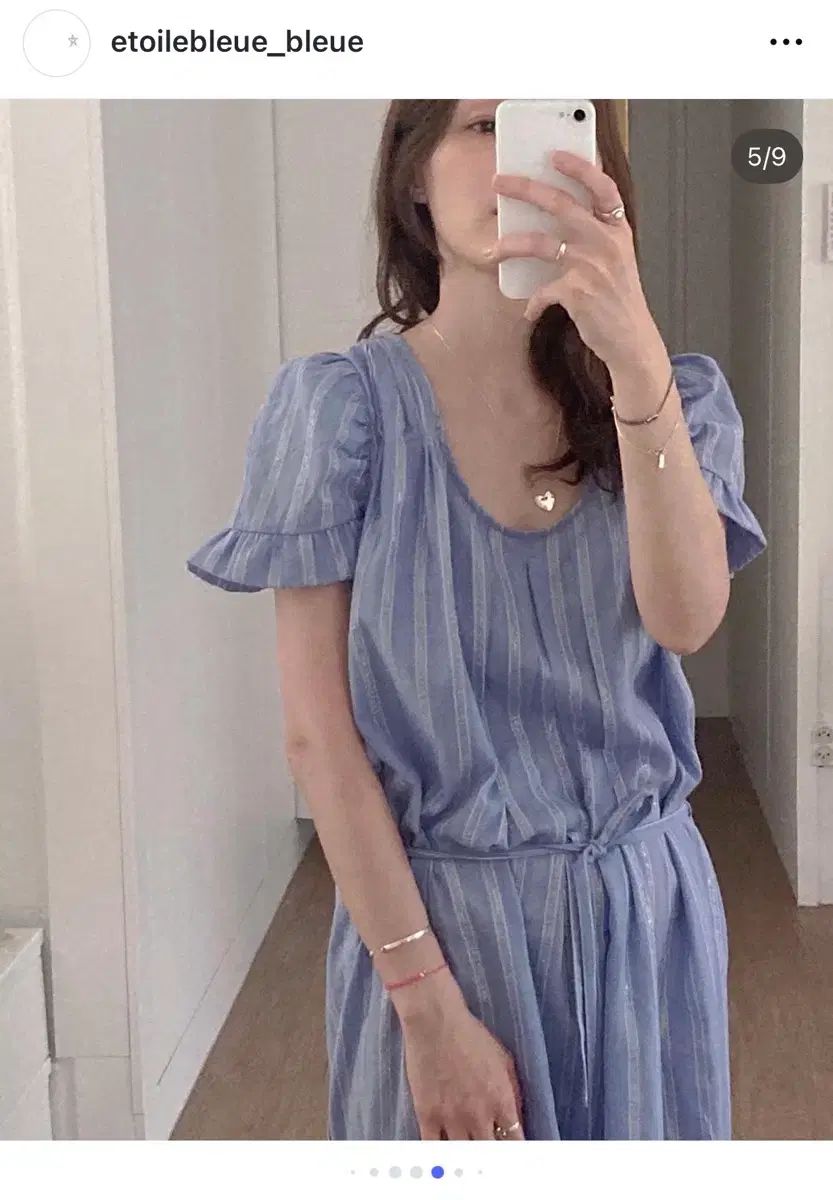 エトワールブルー sienne dress シエヌ ONE PIECE ラベンダー