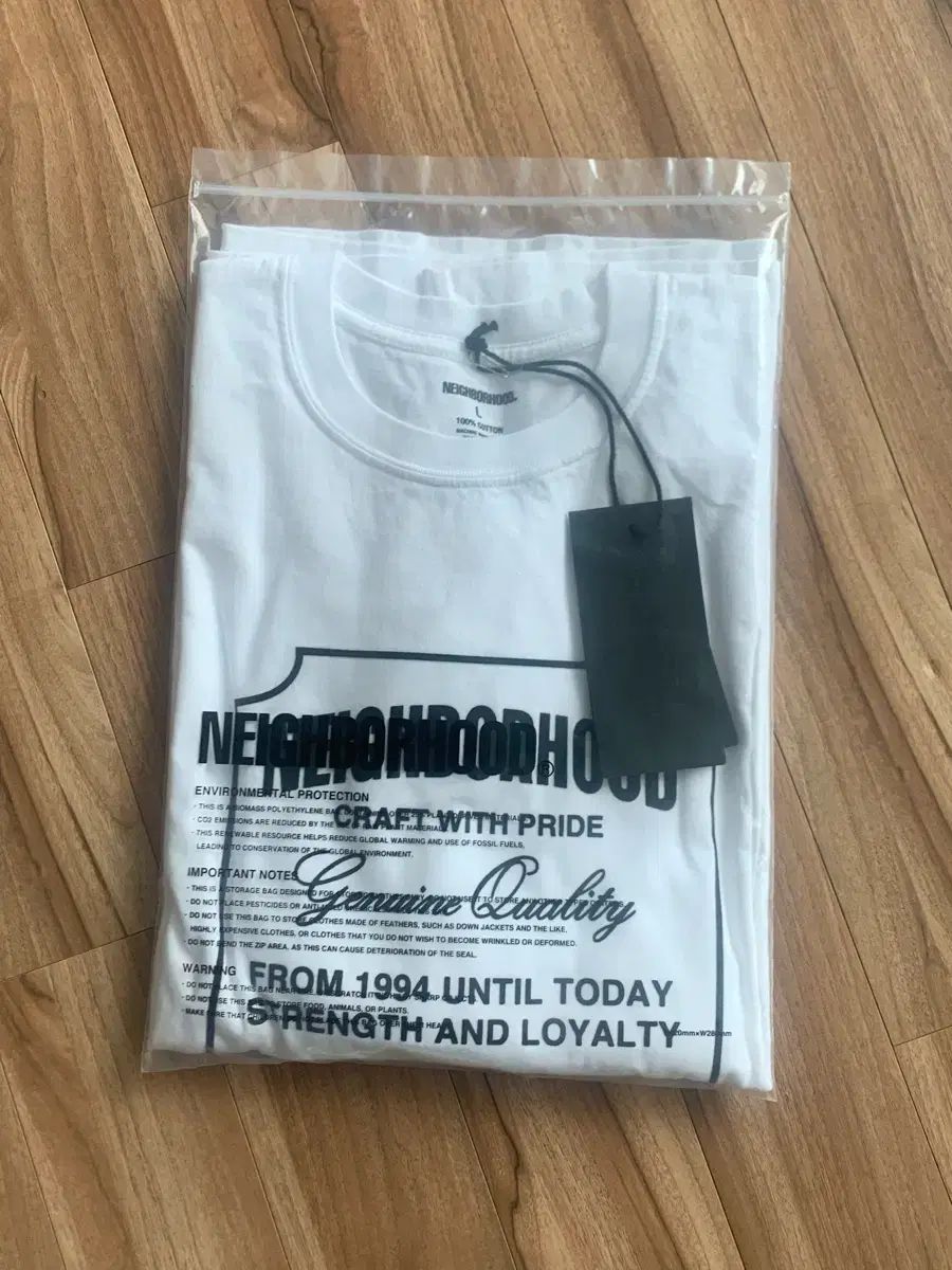 NEIGHBORHOOD 白 Tシャツ L