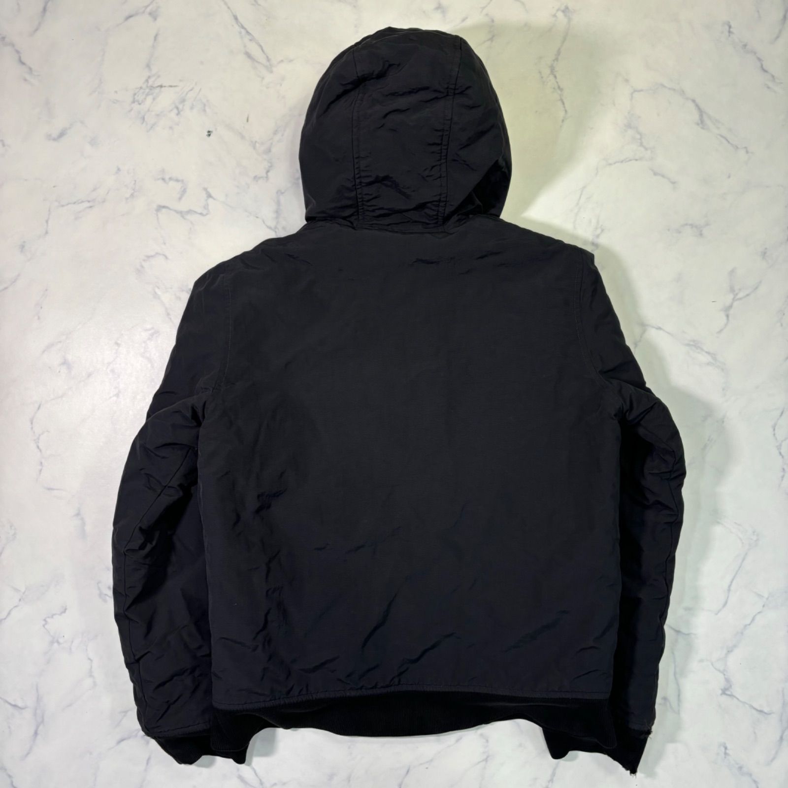 Carhartt カーハート 中綿ジャケット フード付き ブラック 黒 古着 
