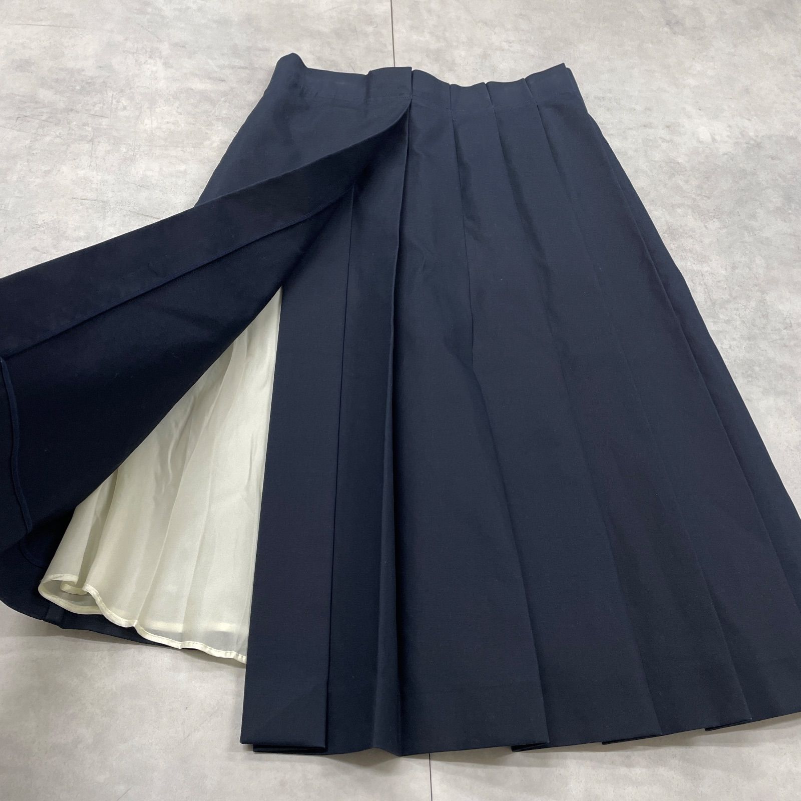 JIL SANDER ジルサンダー スカート 変形 プリーツ ラップスカート調