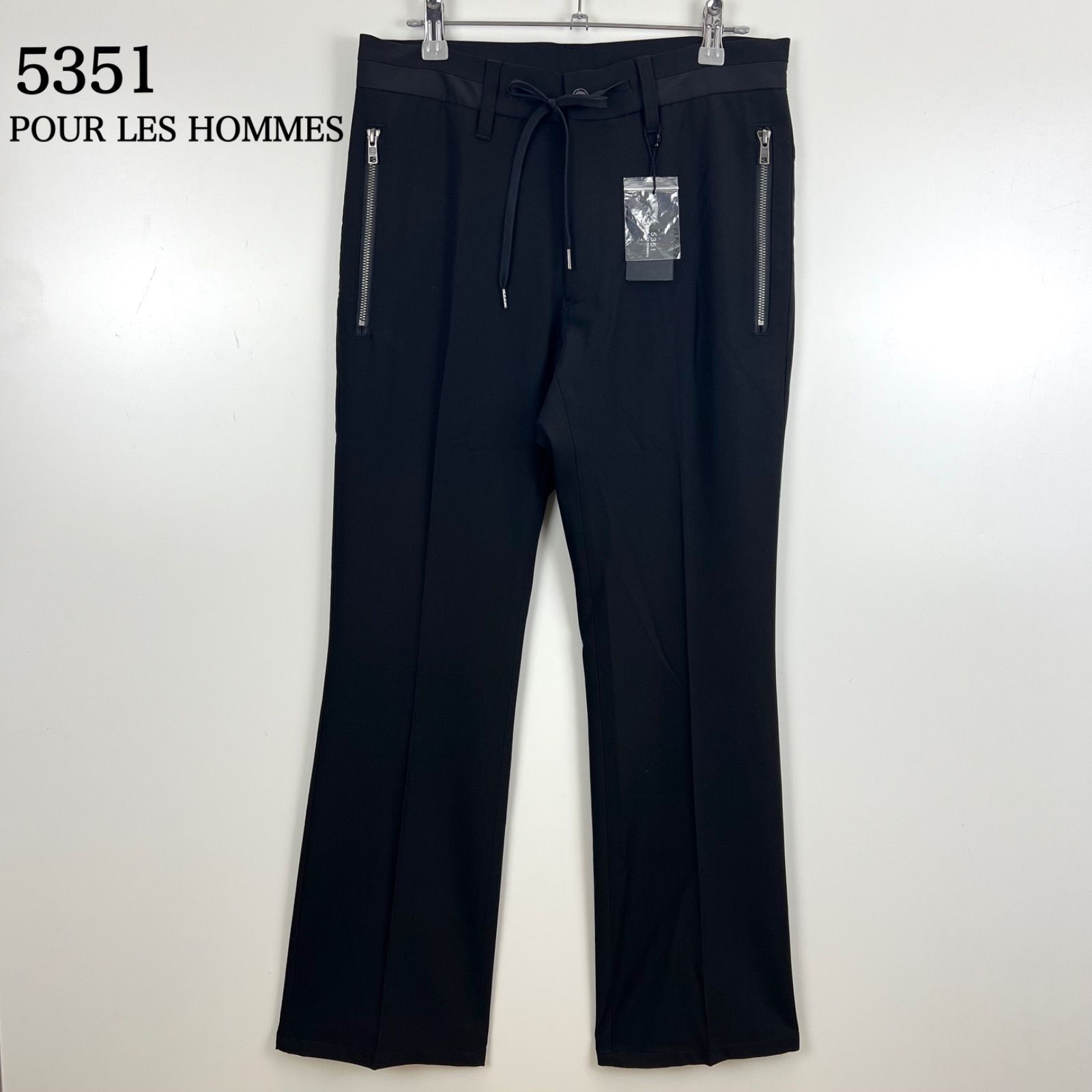 パンツ 2000s 5351 pour homme flare pants 5351 POUR LES HOMMES y2k style NWT slacks flare pants 44 5351