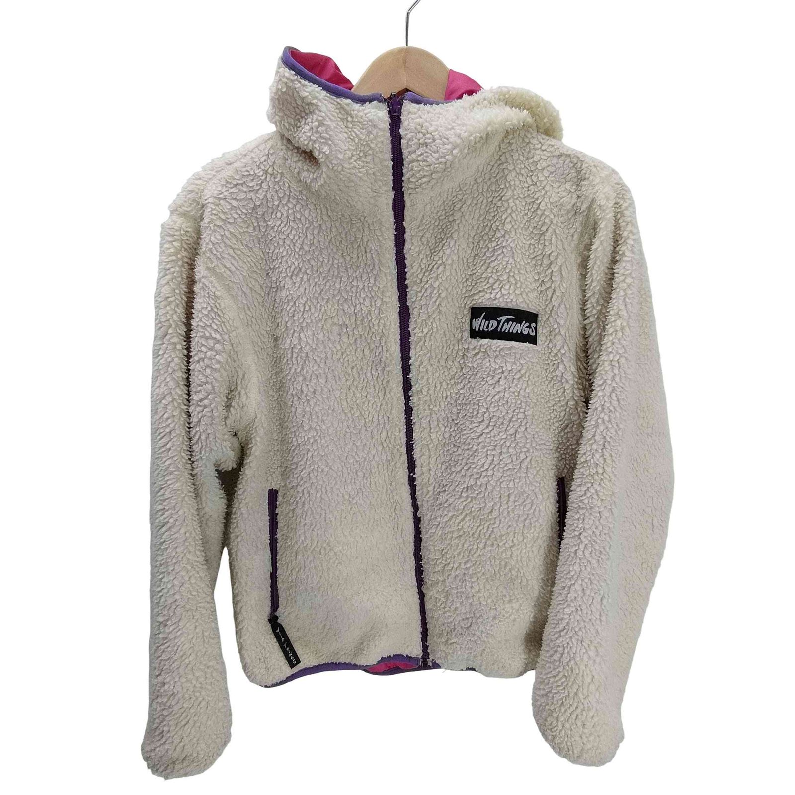 ワイルドシングス WILD THINGS リバーシブル ボア フーデッド