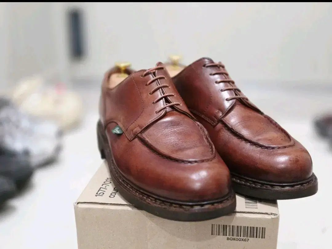 マロン パラブーツ シャンボード マロン UK8 - メルカリ