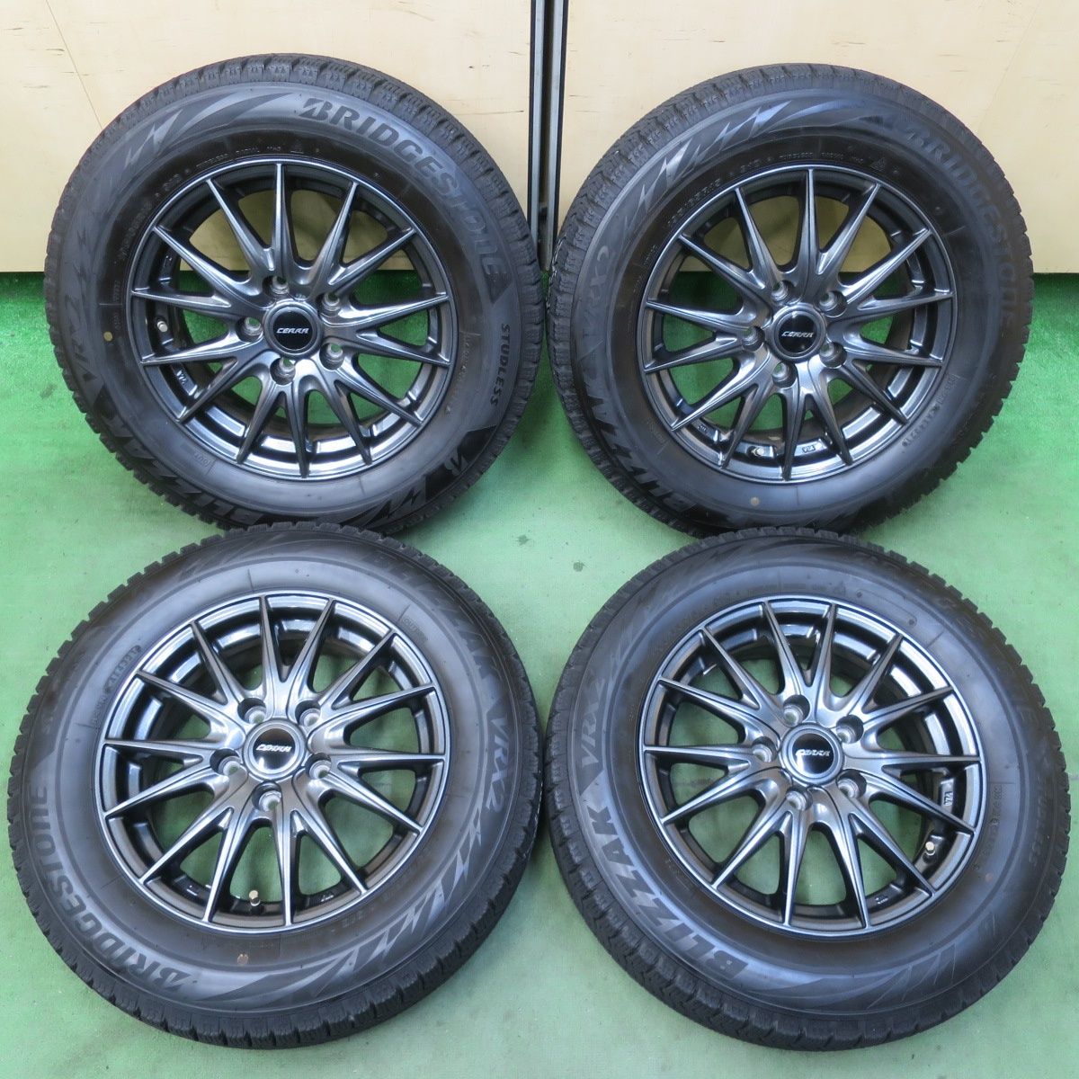 195/65R15 ブリヂストン　VRX2 20年製　バリ溝 195⁄65R15 ブリヂストン VRX2 20年製 バリ溝 バリ溝！23年！9分