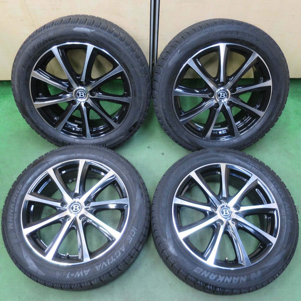 バリ溝！22年！9.5分以上☆スタッドレス 235/50R18 ナンカン アイス 