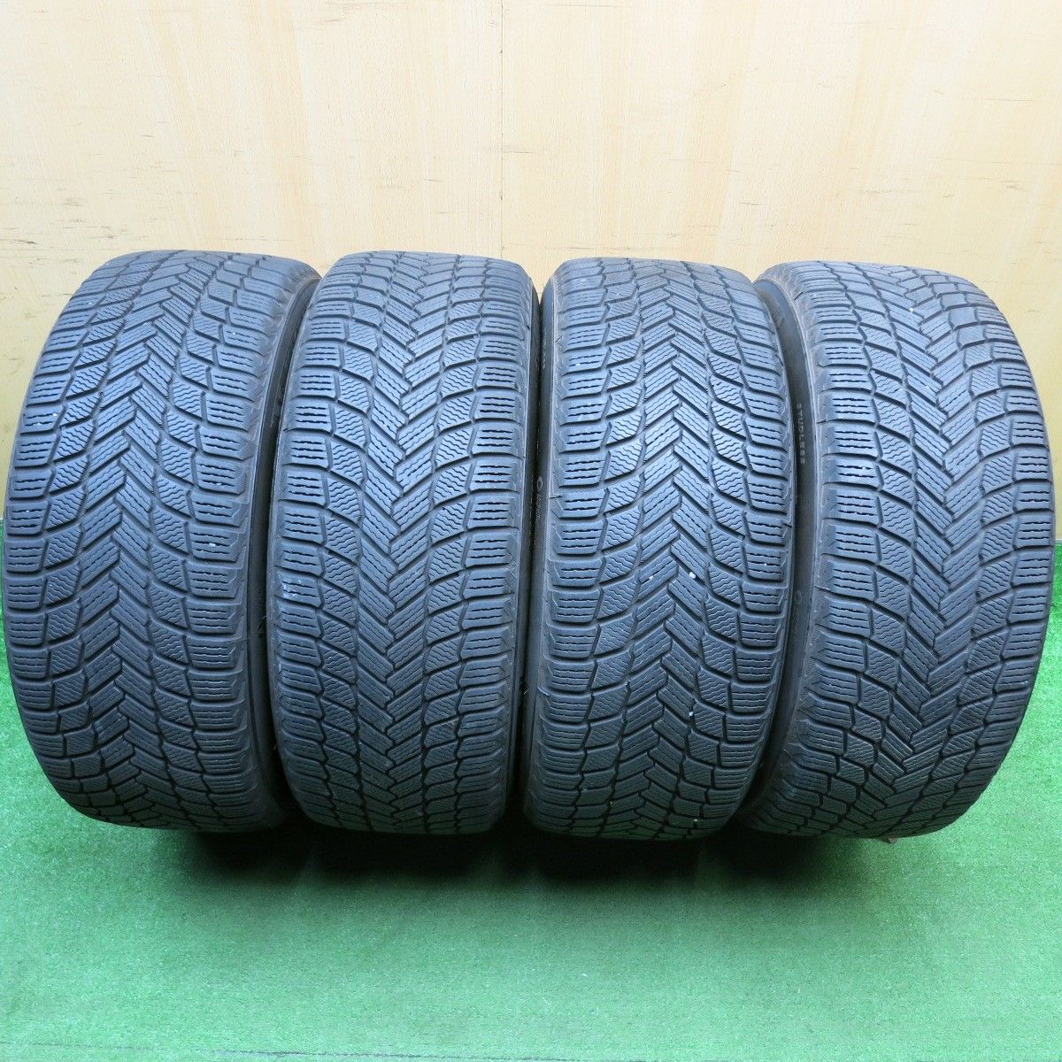 Audi Q7 20インチ ホイールセット Michelinスタッドレスタイヤ バリ溝！キレイ！8.5分☆アウディ Q7 純正 275/45R20 スタッドレス