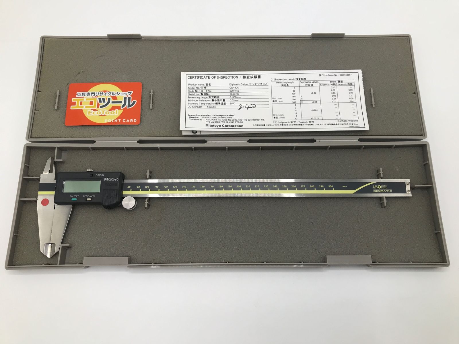 品 ミツトヨ CD 30 C 500 153 デジマチックキャリパー IT_1 AUI 0 岡岩 M 04