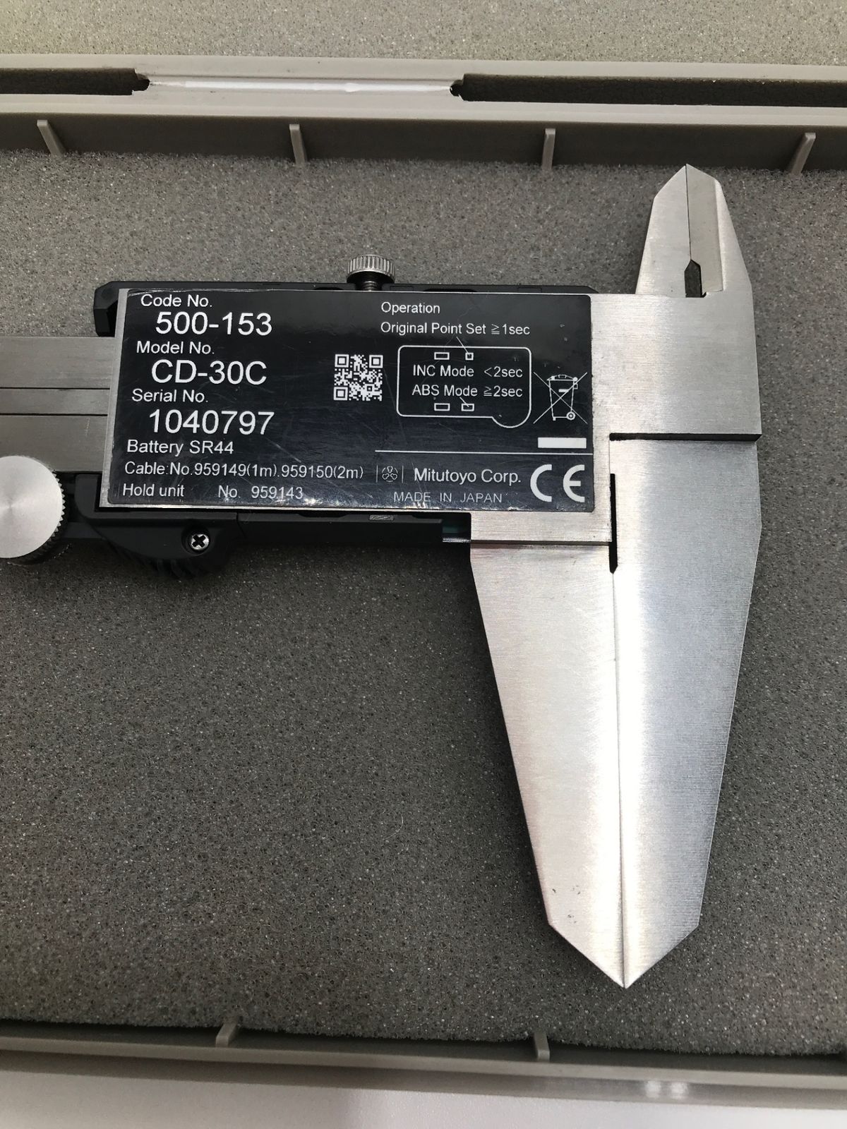  品 ミツトヨ CD 30 C 500 153 デジマチックキャリパー IT_1 AUI 0 岡岩 M 04 ノギス マイクロメーター 計測 検査