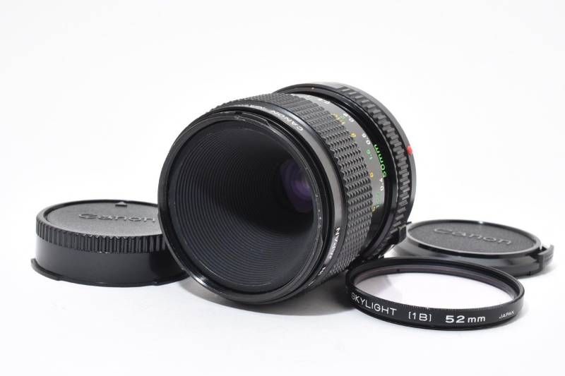 実用光学美品】Canon キャノン new FD 50mm 3.5 MACRO MFレンズ #3966