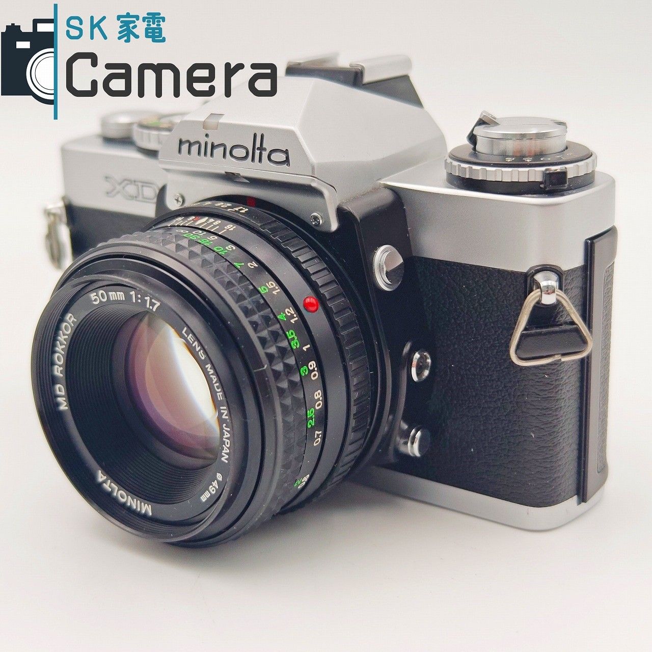 中古】 MINOLTA XD + MD ROKKOR 50mm F1.7 ミノルタ 訳あり - メルカリ