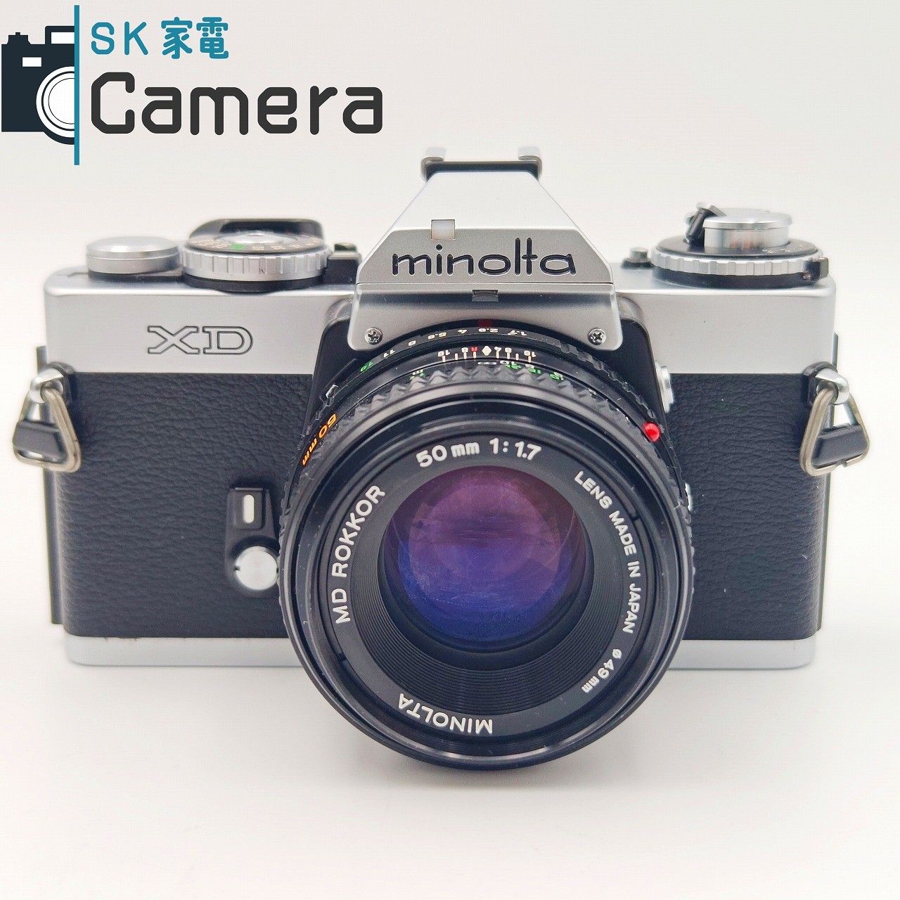 中古】 MINOLTA XD + MD ROKKOR 50mm F1.7 ミノルタ 訳あり - メルカリ