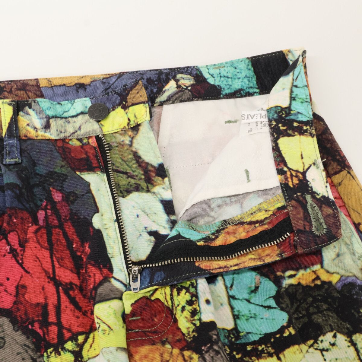 PLEATS PLEASE プリーツプリーズ 14SS PP42-ZF892 ﾏﾙﾁｶﾗｰ ｺｯﾄﾝ 幾何学