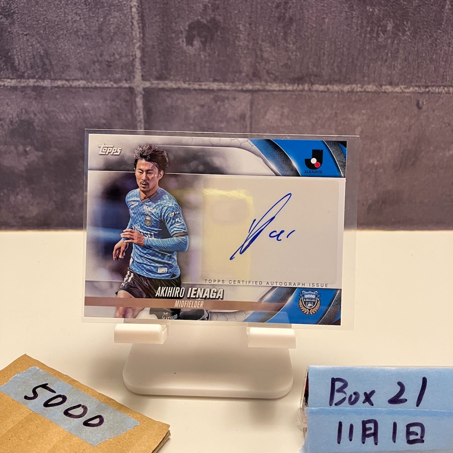 2024 Topps Jリーグ 家長昭博 Akihiro Ienaga 直筆サインカード 川崎