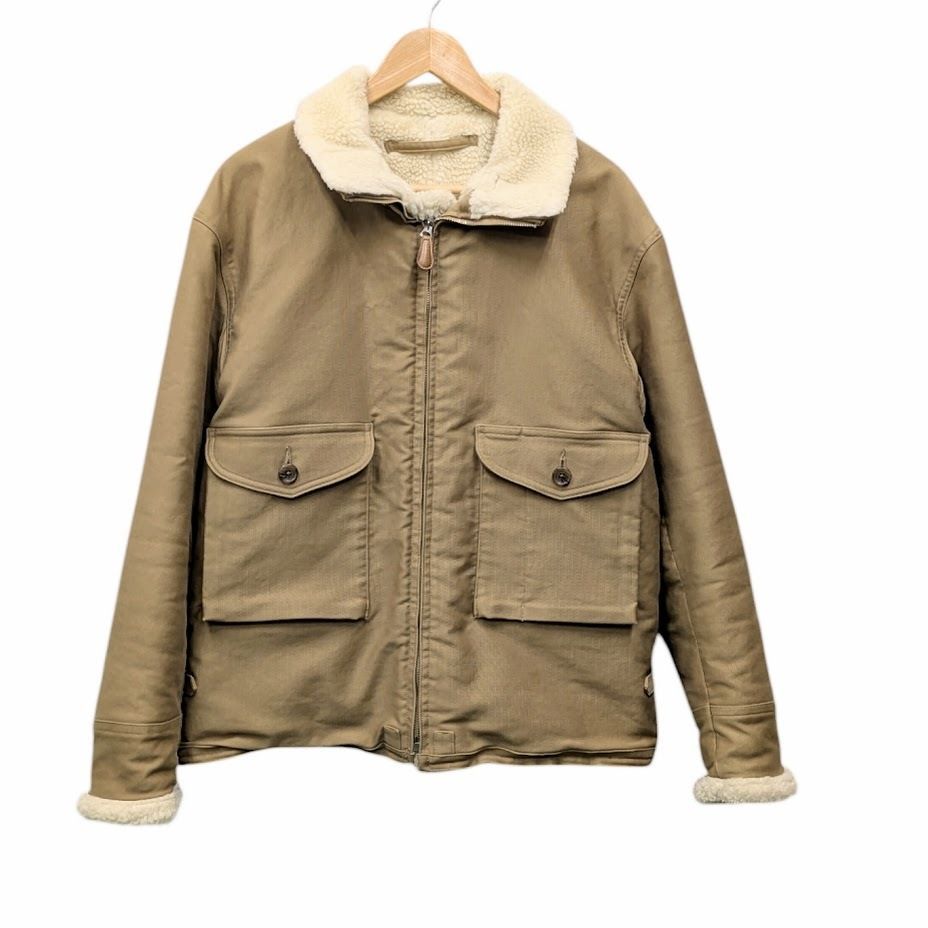 OLD JOE & CO. ALPACA SHEARING AVIATOR JACKET 192OJ-JK04 オールド 