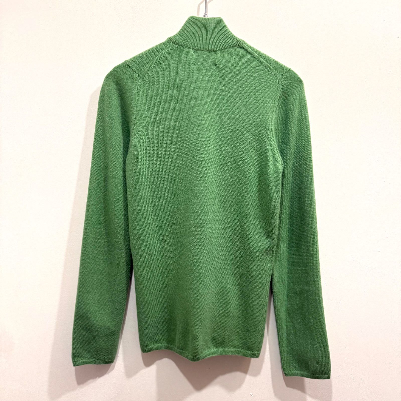 カシミヤ100% スコットランド製 BALLANTYNE カーディガン グリーン