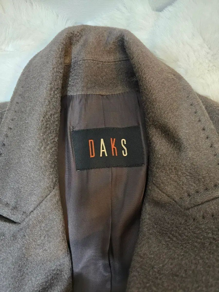 ダックス ブラウン カシミア コート