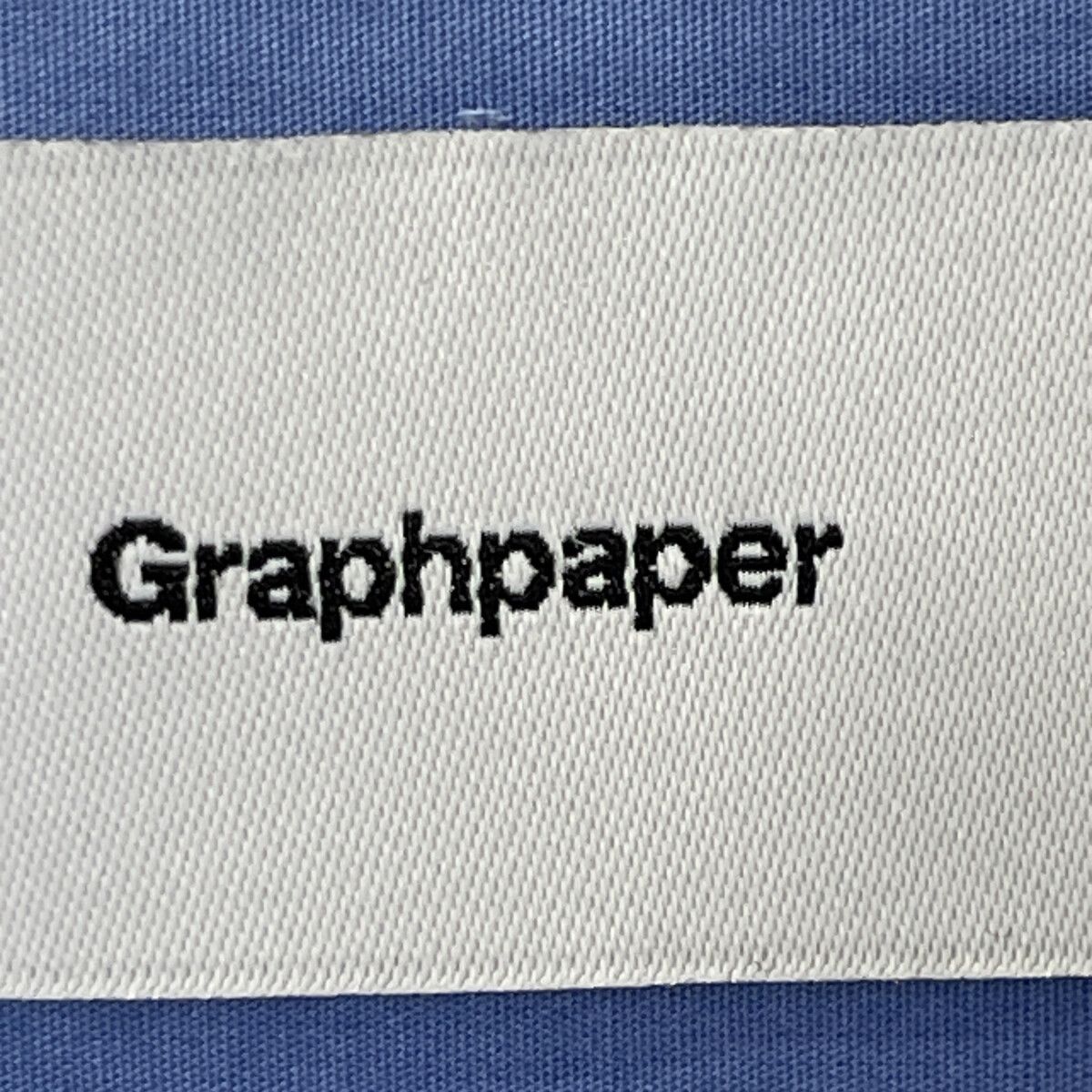 Graphpaper グラフペーパー GM221-50116B ﾌﾞﾙｰ ﾌﾞﾛｰﾄﾞｵｰﾊﾞｰｻｲｽﾞﾊﾞﾝﾄﾞ 