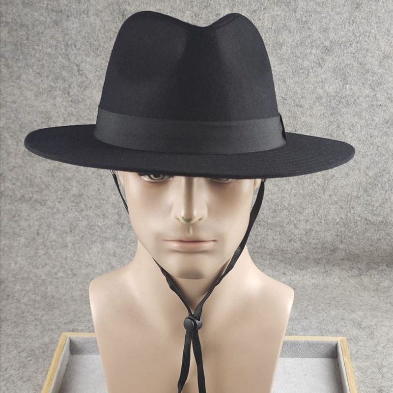 フェルトハット ハット 冬 ウール混 中折れ帽 メンズ レディース 58 cm 60 62 帽子 大きいサイズ パナマハット つば広 秋冬 プレゼント ゴルフ 秋冬帽子 中折れハット xinqim 08