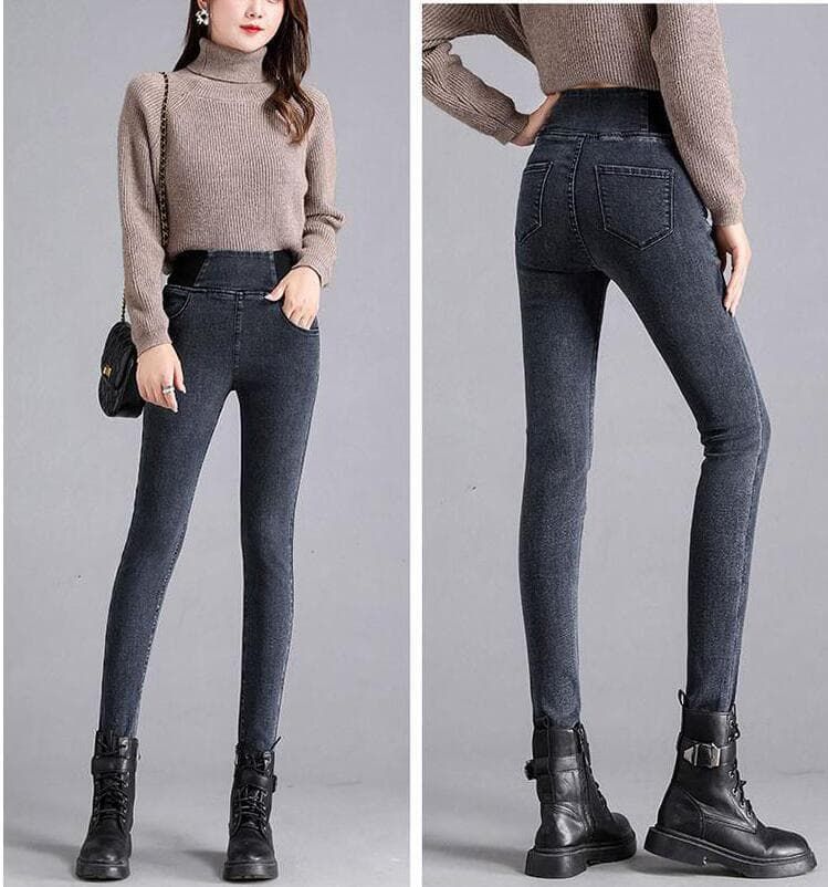 スキニーパンツ ♥ レディースパンツ スキニー 黒 デニムパンツ 美脚パンツ ロングパンツ ストレッチ ハイウエスト スリムパンツ レギンス ボトムス きれいめ チノパン 大きいサイズ あったか ジーンズ xiaohuli 01