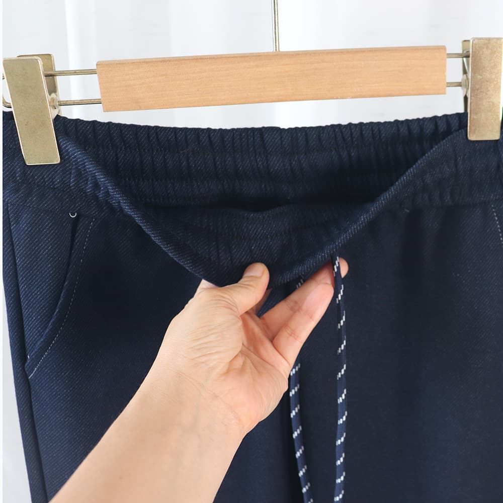 裏起毛 ワイドデニム