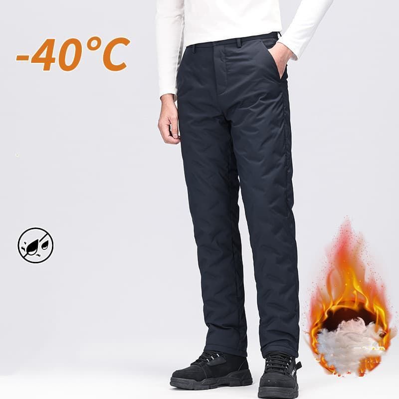 ダウンパンツ メンズ 90 ダウン ♥ 撥水 防風 透湿 暖か 軽量 防寒 クライミングパンツ キャンプ 防寒パンツ50代 ゴルフパンツ ロングパンツ 冬 スポーツウエア 登山 大きいサイズ ズボン hengsen 05
