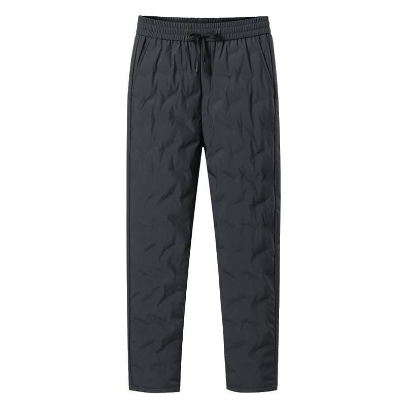 ダウンパンツ メンズ 即 OK ゴルフパンツ ダウン90 ゴルフウェア 裏フリース 暖かい 防寒 細身 スリム 軽い 美シルエット 暖かいパンツ ジョガーパンツ テーパードパンツ ゴルフ 裏起毛パンツ おしゃれ hengsen 03